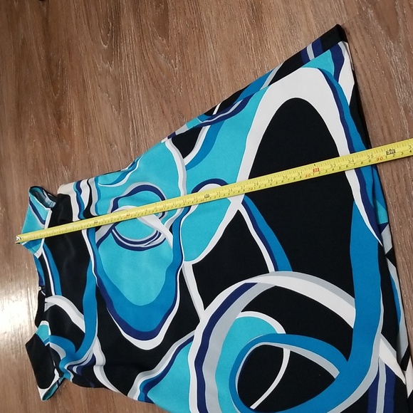 (8) AGB Dress Classy Business Casual Occasion Resortwear Abstract Whimsical - Picture 4 of 10